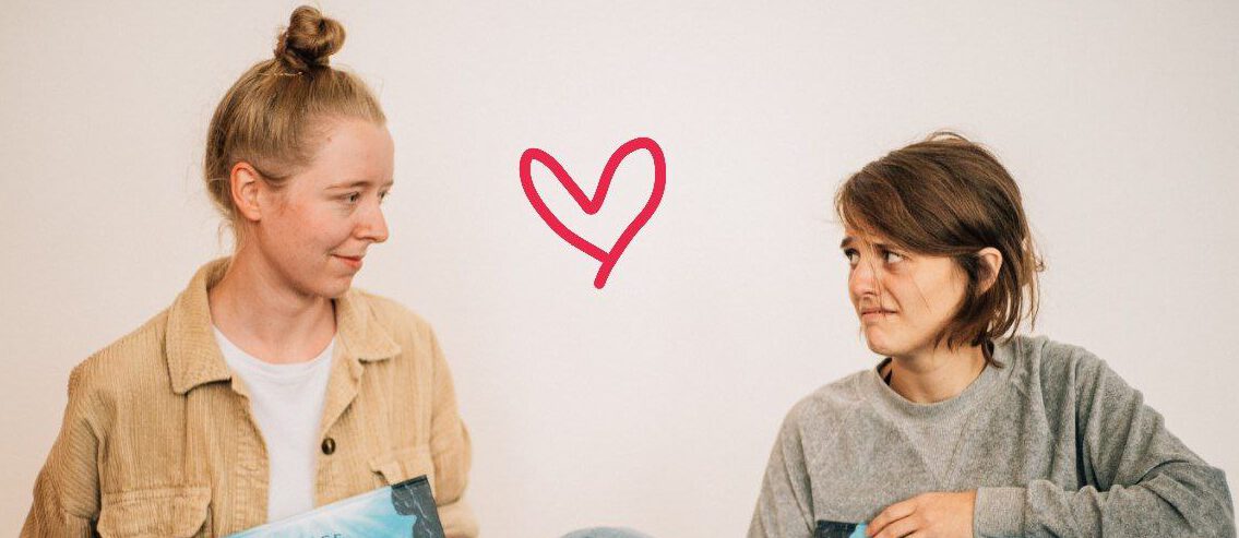 in einer literatursendung über iris und mich gewesen