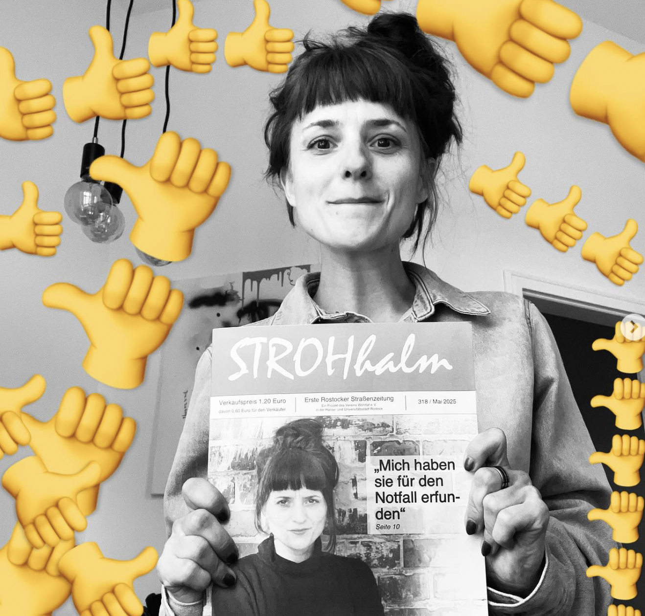 bin covergirl vom strohhalm!